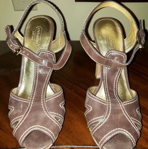 Size 8.5 Coach Heels
